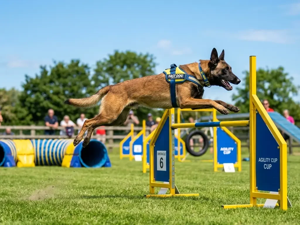 Belgian Malinois agility training sport outlet

