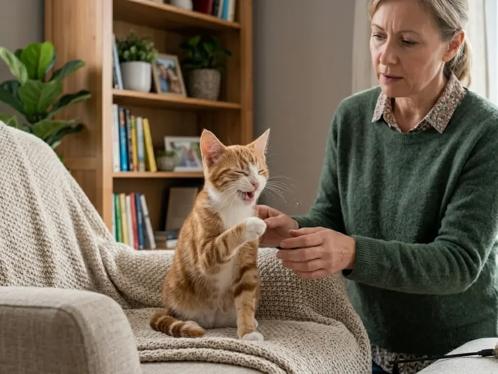 my indoor cat keeps sneezing causes and when to call vet
