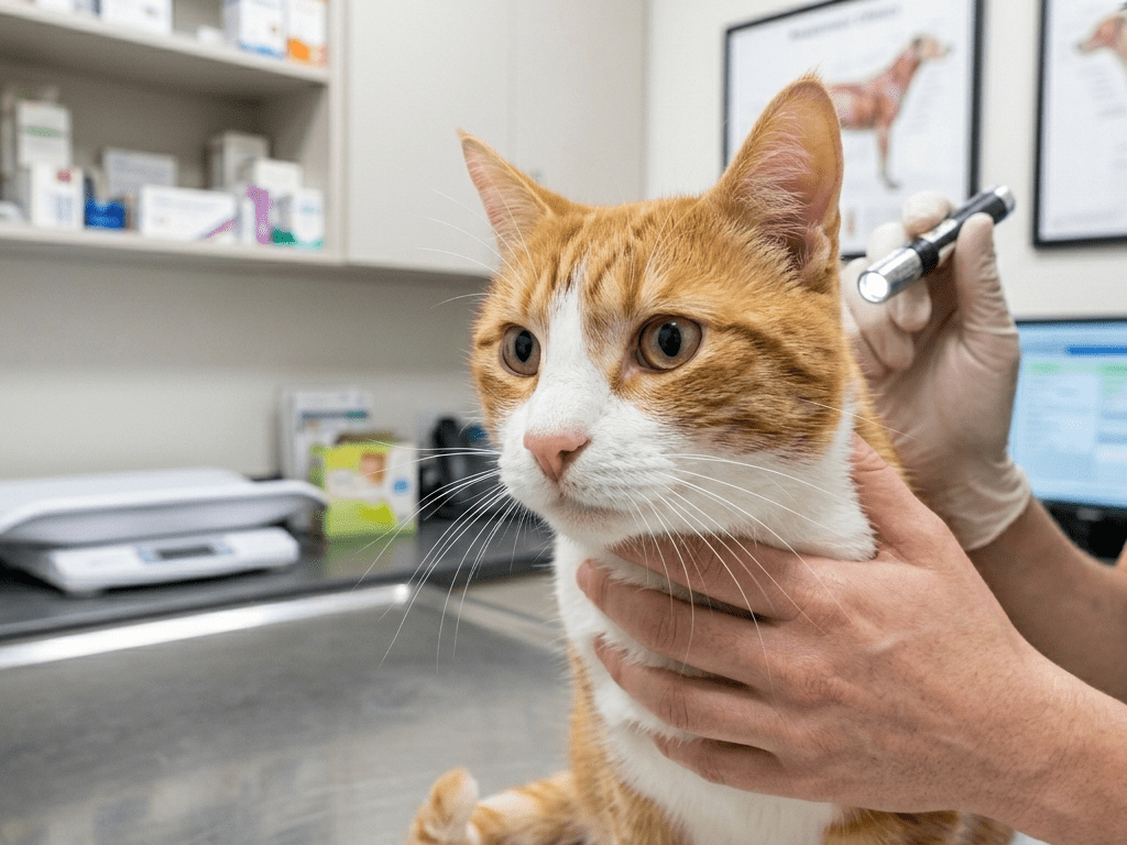 when to take sneezing cat to vet