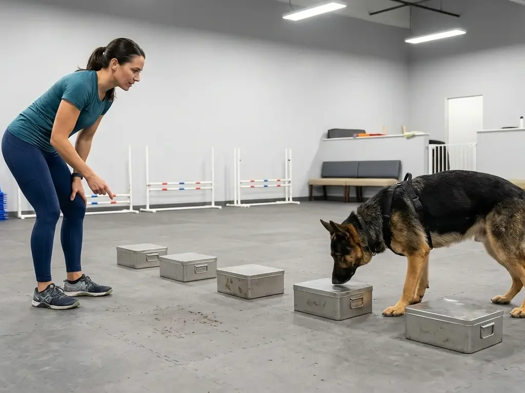 dog mental enrichment training nose work activity