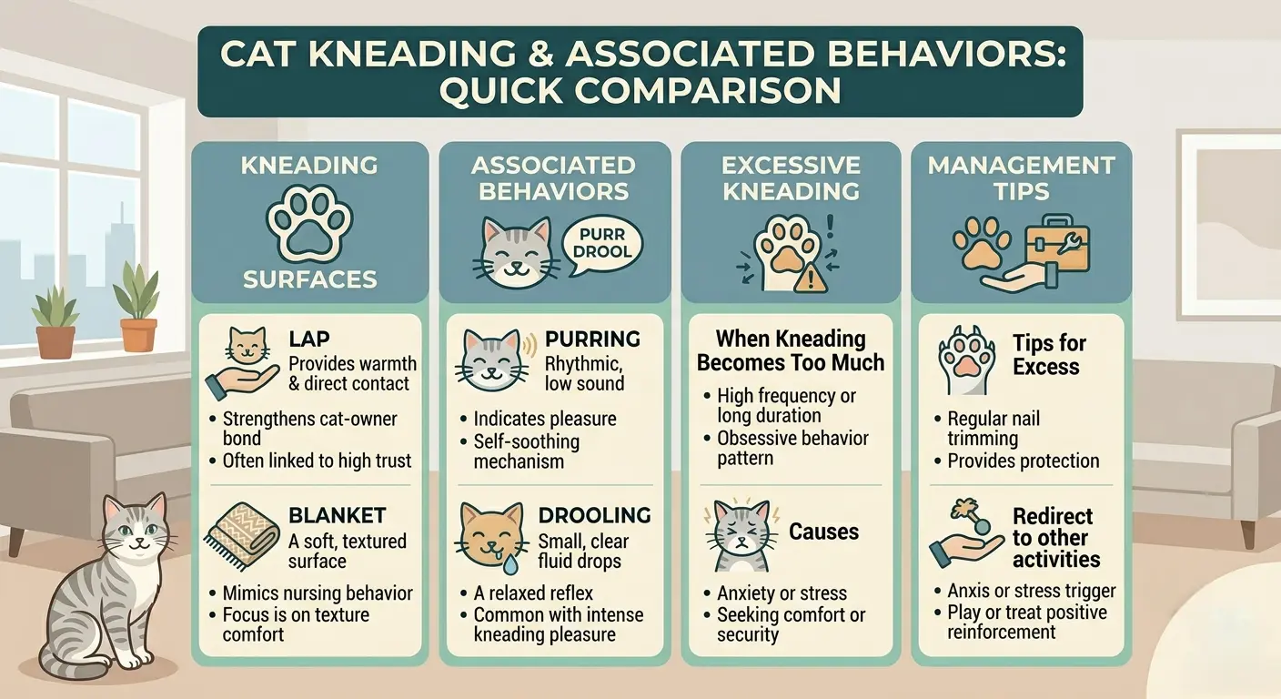 Infographic comparing different kneading meanings.