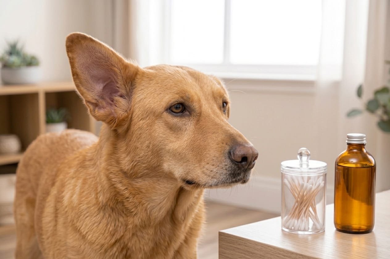 Household products that should not be used in a dog’s ear