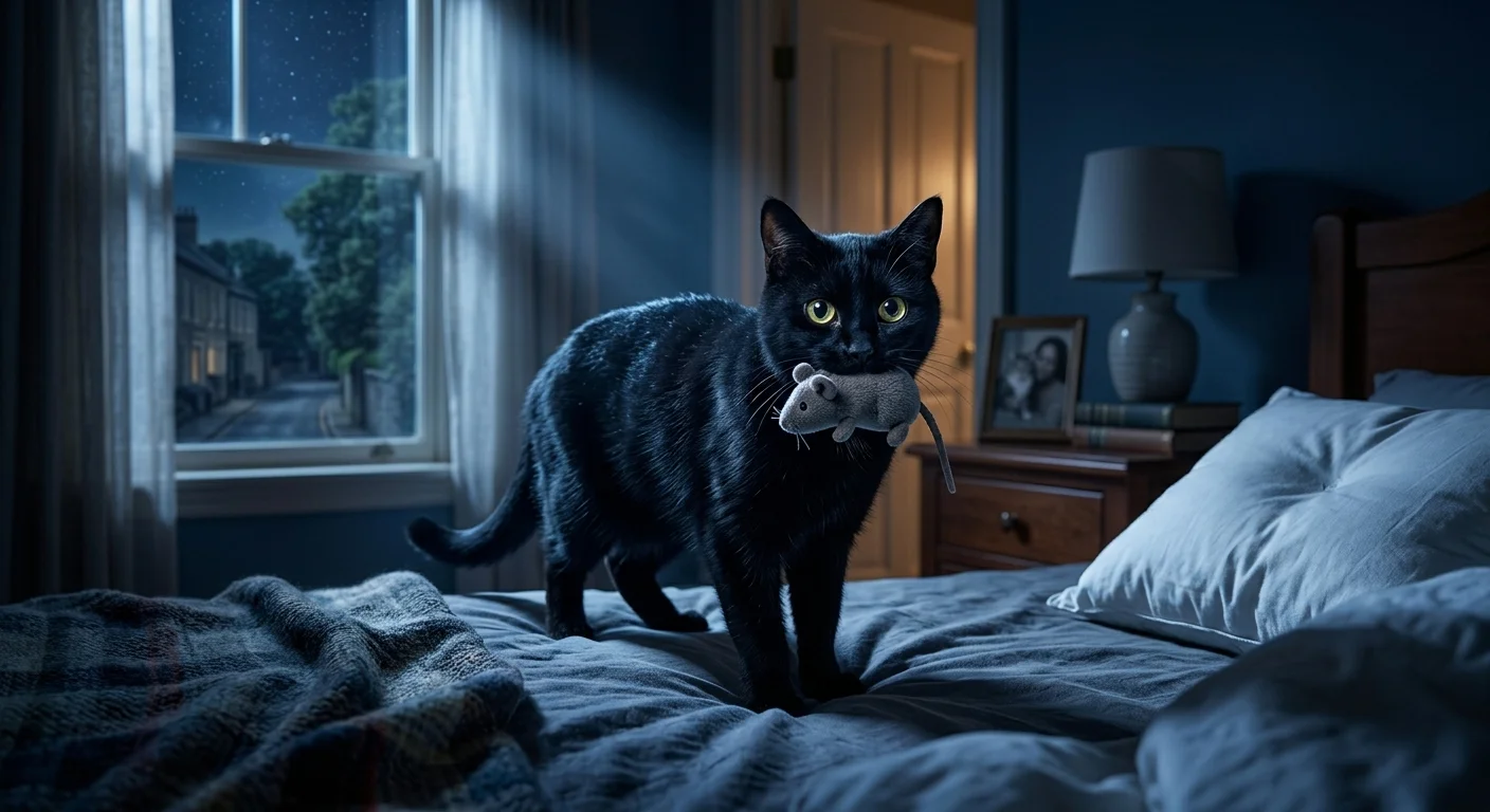 Why Does My Cat Bring Me Toys at Night?